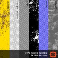 PBR metal floor industrial texture DOWNLOAD